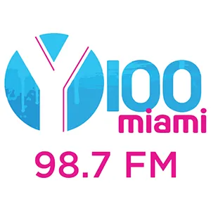 Logo Y100 Miami 98.7 FM Junín